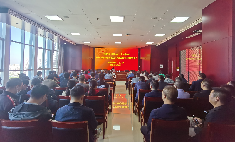 紧跟核心强忠诚 在深学细悟中坚定信仰信念 ——乐鱼官方网站-乐鱼(中国)
负责人汪洋同志为全体党员讲授主题教育专题党课